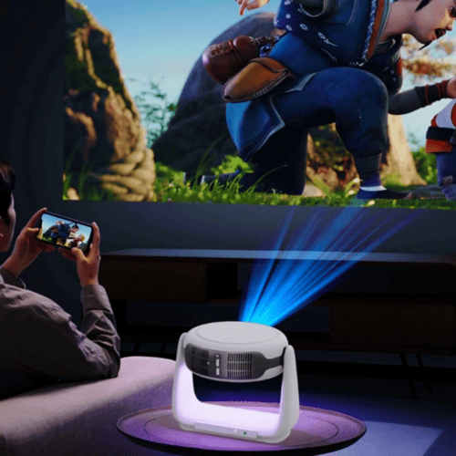 بروجكتر محمول ذكي فيفشاو A10 مع إضاءة
