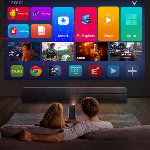 P70 بروجكتر باينتك محمول ذكي ‎(مع حقيبة حماية + حا...