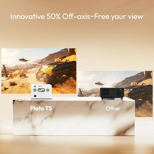 بروجكتر باينتك Plato T5 الذكي (مع وصلة اتش دي + مح...