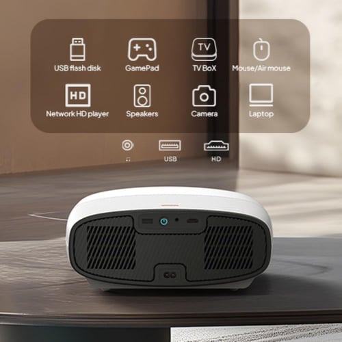 بروجكتر vevshao A22 الذكي (مع ماوس هوائي وكيبورد +...