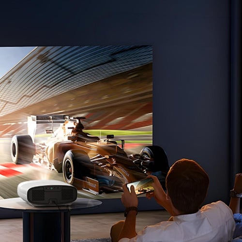 بروجكتر vevshao A22 الذكي (مع ماوس هوائي وكيبورد +...