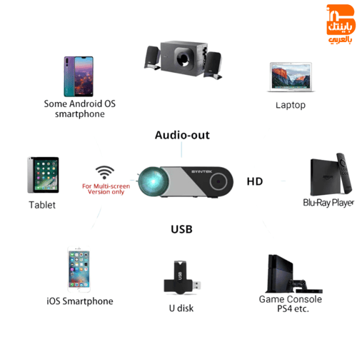 K9 بروجكتر باينتك المحمول