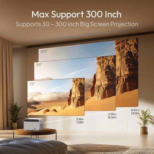 بروجكتر باينتك Love U12 الذكي (مع وصلة اتش دي + مح...