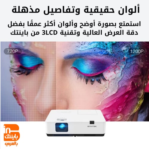 بروجكتر باينتك Byintek K201 اضاءه تفوق التوقعات