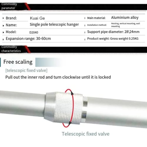 حامل سقف للبروجكترات مع إبزيم دائري 360 درجة