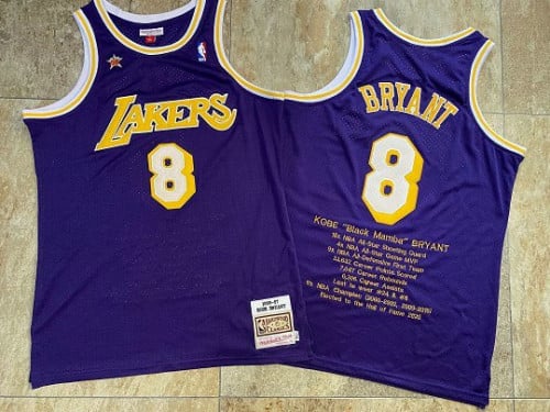 Los Angeles Lakers ( BRYANT 8 ) - Purple “Special...