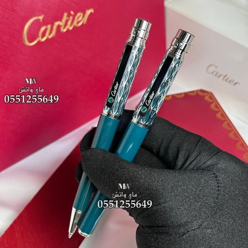 قلم كارتير و كبك سانتوس - Cartier