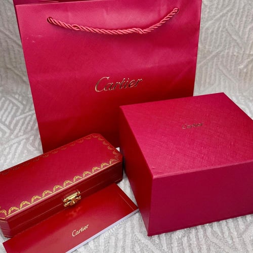 طقم كارتير الفاخر : ساعة وقلم وكبك Cartier