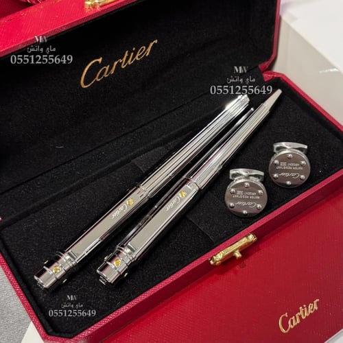 قلم كارتير و كبك سانتوس - Cartier