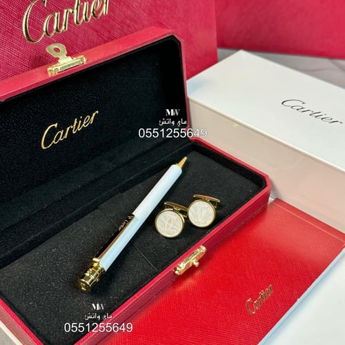 قلم كارتير و كبك سانتوس - Cartier