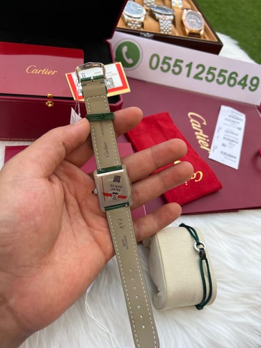 ساعة كارتير نسائي معا اسواره مجانيهCartier