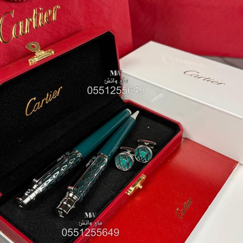 قلم كارتير و كبك سانتوس - Cartier