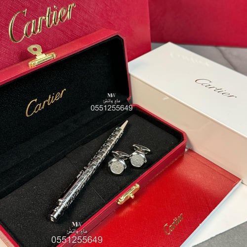 قلم كارتير و كبك سانتوس - Cartier