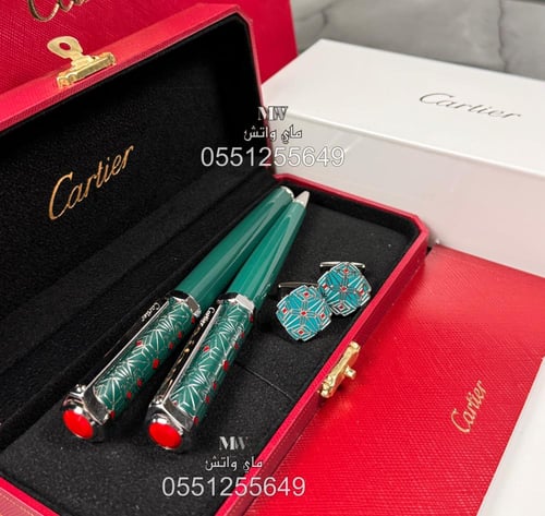 قلم كارتير و كبك سانتوس - Cartier