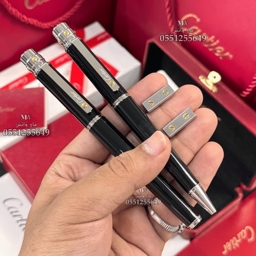 قلم كارتير و كبك سانتوس - Cartier