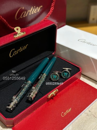 قلم كارتير و كبك سانتوس - Cartier