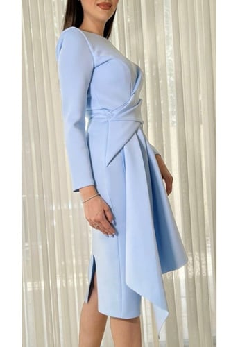 فستان سماوي تسليم فوري