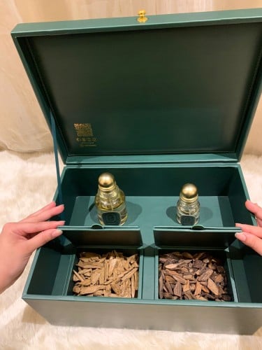 بوكس بكج ( عطر + هير ميست + عود مروكي + عود مسقى )