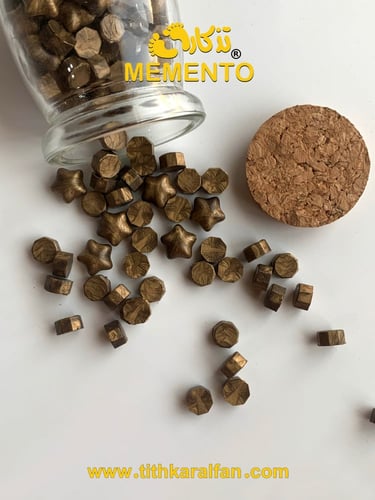 حبات شمع بني 150 حبة