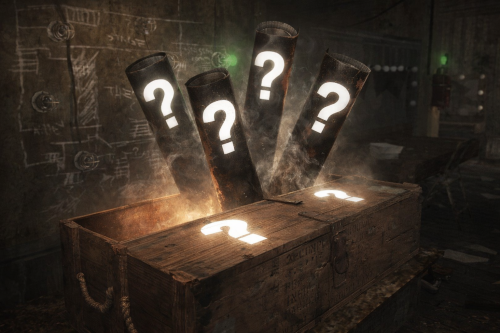 صندوق الملصقات الغامض