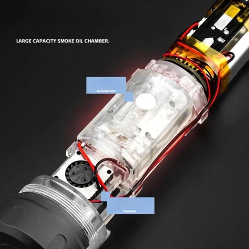 كاتم مضي حديد بتأثير دخاني