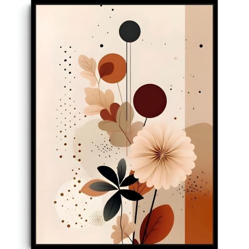 لوحة زهرات الألوان