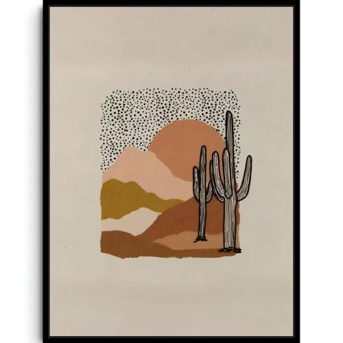 لوحة صحراء الأشكال