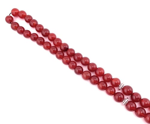 سبحة العقيق الطبيعي العودي