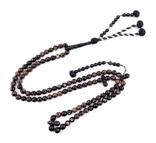 سبحة يسر البحر الأحمر ( المرجان الأسود ) 100 خرزة...