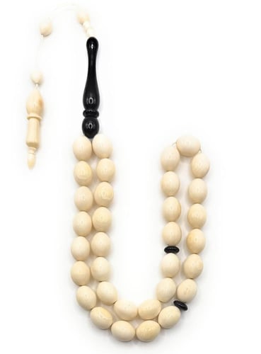 سبحة العاج الاصلية 100% مطعمة باليسر ( المرجان الأ...