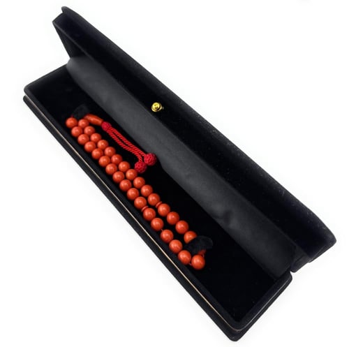 سبحة المرجان الاحمر الطبيعي