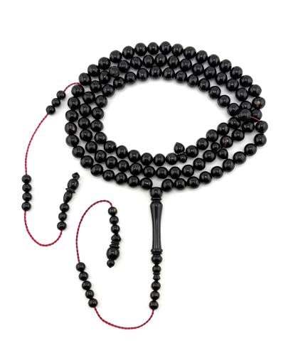 مسبحة المرجان الأسود (اليسر) طبيعي 100% مستخرج من...