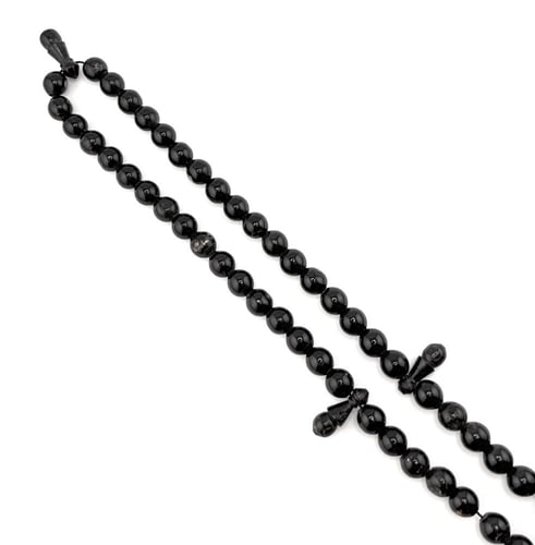 سبحة المرجان الاسود (اليسر) الطبيعي البلدي