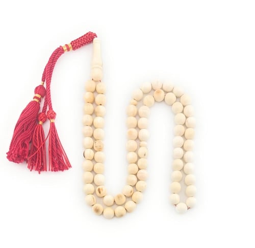 سبحة من ناب الماموث المنقرض تحفة نادرة مصنوعة يدوي...