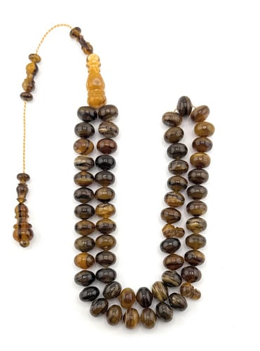 سبحة ترسة السلحفاء صناعة يدوية 100%