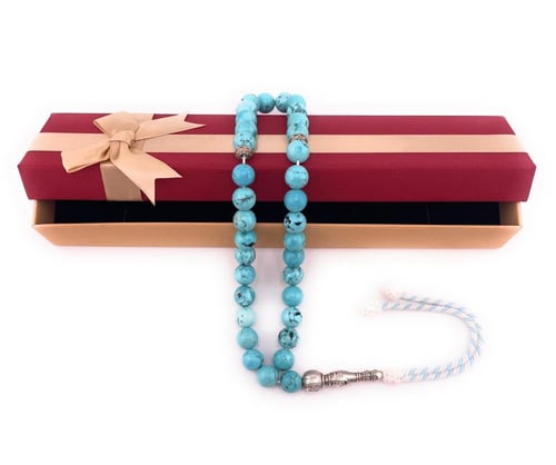 سبحة حجر الفيروز