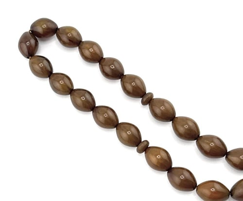 سبحة مسك الغزال (بني)