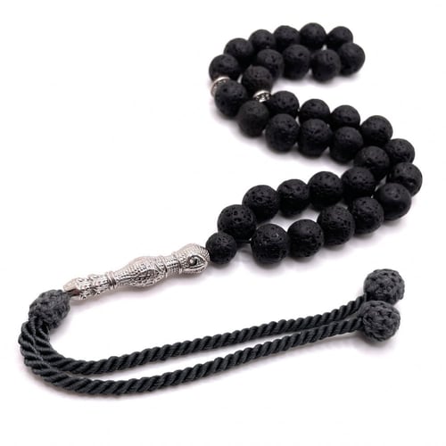 سبحة حجر بركاني