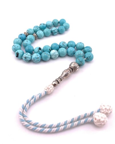 سبحة حجر الفيروز