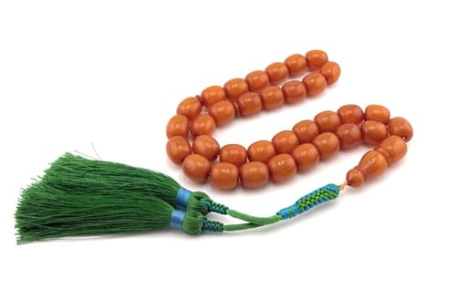 سبحة مسك الغزال (اللون برتقالي دافئ)