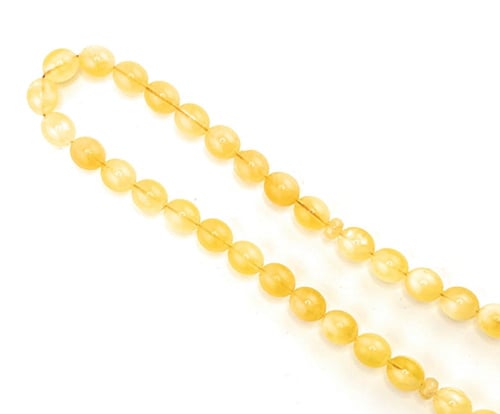 سبحة فاخرة من حجر الكهرمان الكالينقرادي الطبيعي 10...