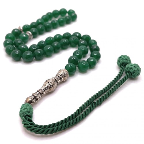 سبحة عقيق اخضر