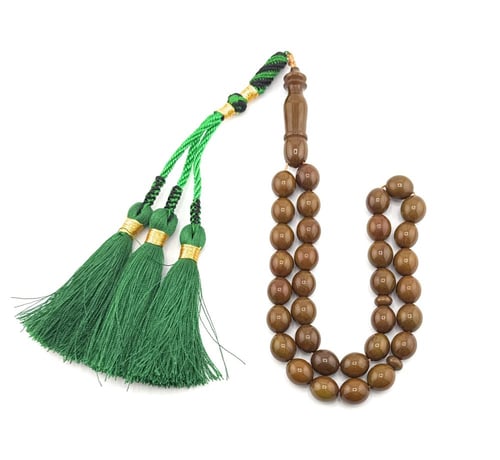 سبحة مسك الغزال (البني)