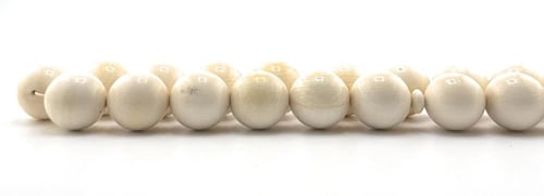 مسبحة العاج الطبيعي 100% (حجم كبير)