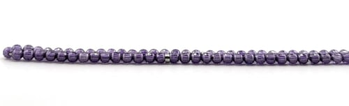 سبحة حجر الزركون البنفسجي الغامق