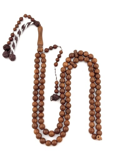 سبحة خشب جوز الكوك بعداد