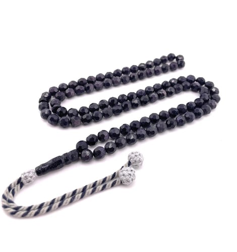 سبحة حجر النجوم الكريستالي