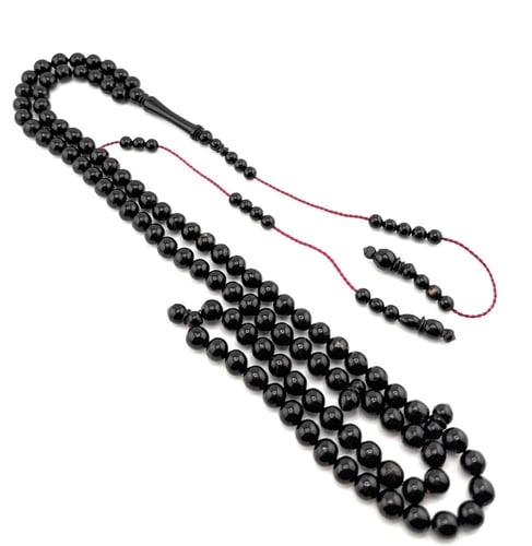 مسبحة المرجان الأسود (اليسر) طبيعي 100% مستخرج من...