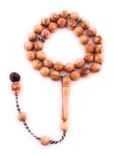 سبحة خشب الزيتون(olive wood)