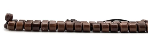 سبحة خشب جوز الكوك الطبيعي